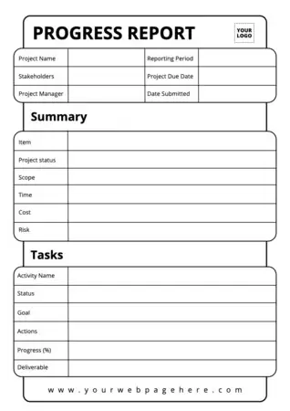 Design a report document
