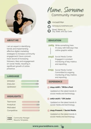 Create your resume