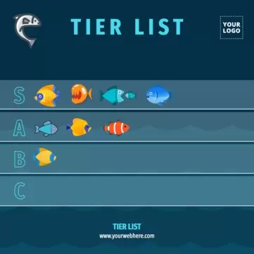 Edit a tier list blank template