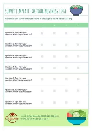 Edit a survey