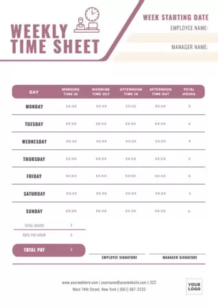 Edit a timesheet