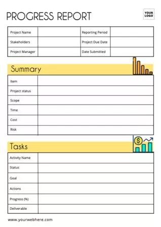 Design a report document