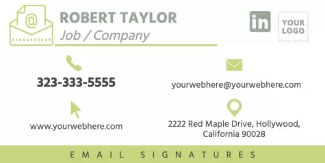 Edit an email signature