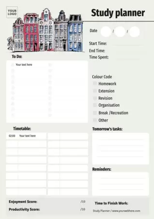 Edit a daily planner