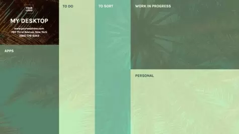 Edit a desktop wallpaper organizer