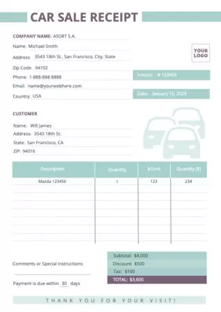 Edit an invoice