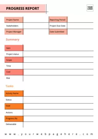 Design a report document