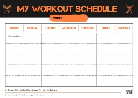 Edit a weekly planner