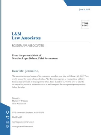 Edit a letterhead