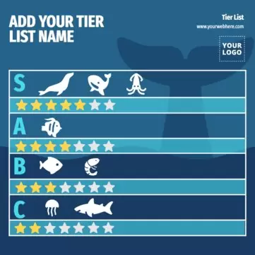 Edit a tier list blank template