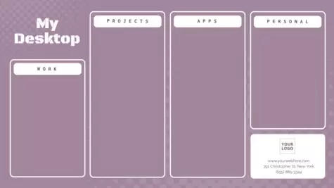 Edit a desktop wallpaper organizer