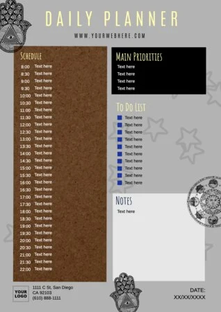 Edit a daily planner