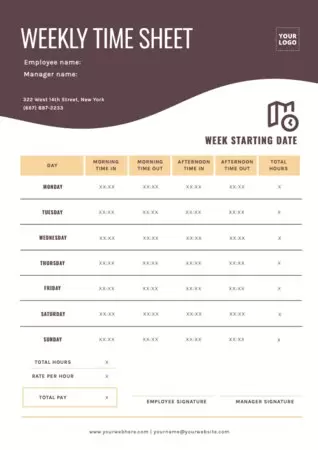 Edit a timesheet