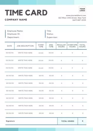 Edit a timesheet