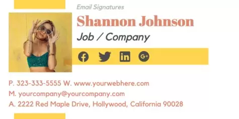 Edit an email signature