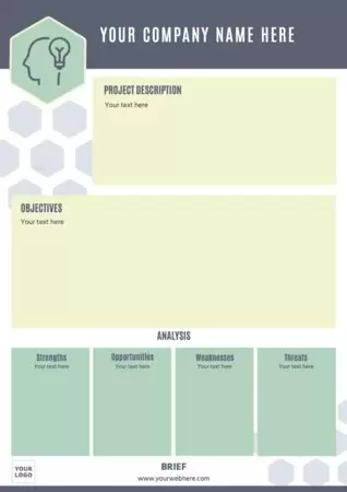 Edit a creative brief sample