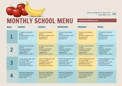 Edit a monthly planner