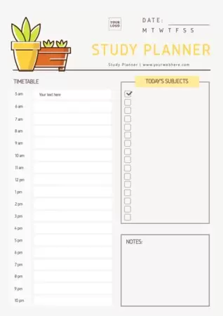 Edit a daily planner