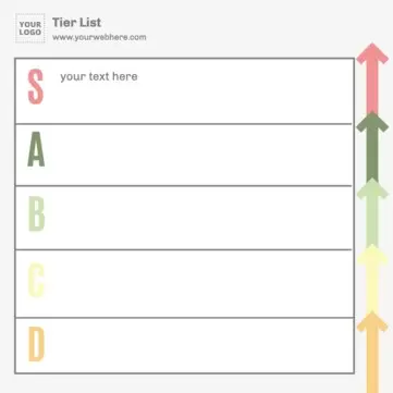 Edit a tier list blank template