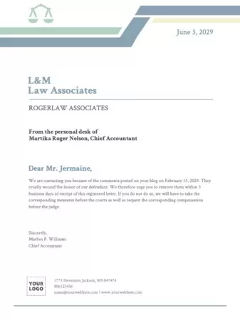 Edit a letterhead