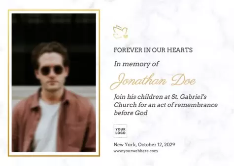 Edit an obituary card