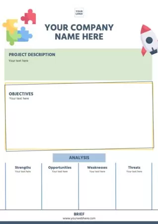 Edit a creative brief sample