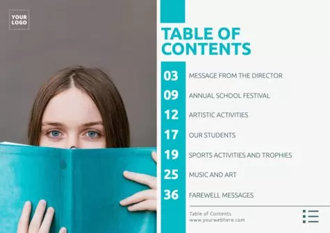 Edit a list of contents template