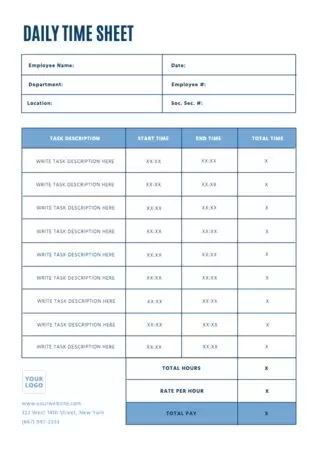 Edit a timesheet