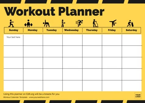 Edit a weekly planner