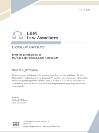Edit a letterhead