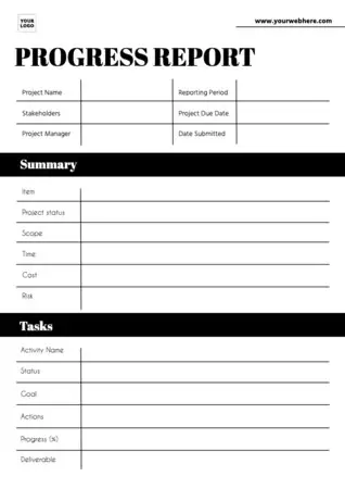 Design a report document