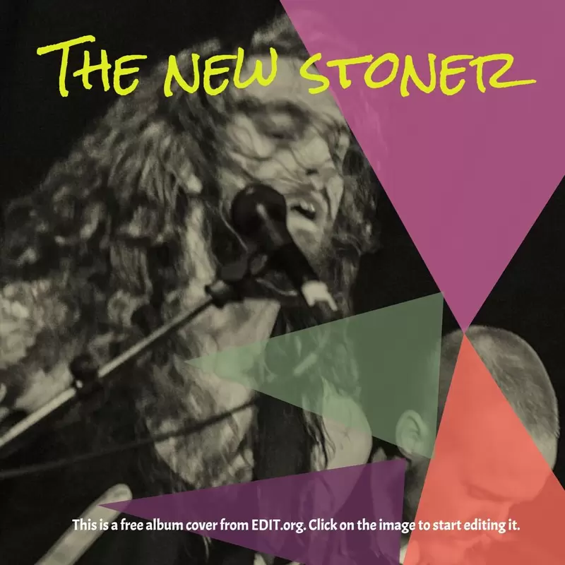 Album cover to personalize online and for free for music bands and singers
